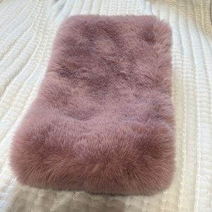 Mauve pink neck warmer